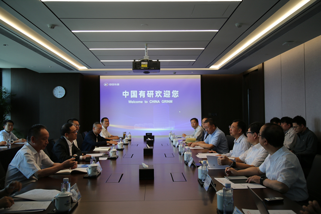 中鋁集團(tuán)黨組書記、董事長段向東一行到訪中國有研