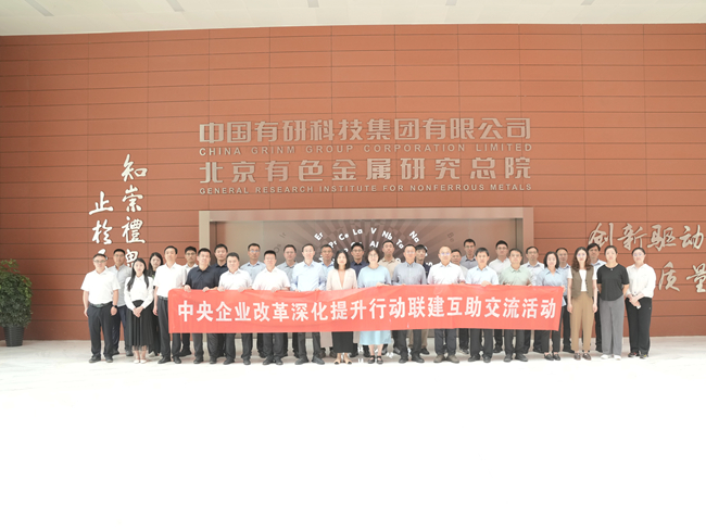 中國有研舉辦中央企業(yè)改革深化提升行動聯(lián)建互助交流活動